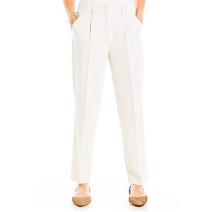 NWT Max Studio Straight Leg Cream Dress Pant Slacks